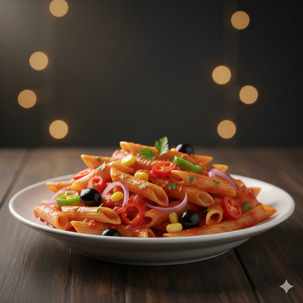 Veg Mixed Sauce Pasta